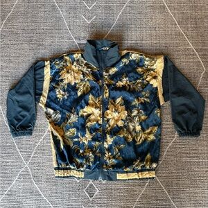 Vintage Floral Windbreaker